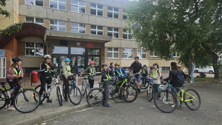 Wycieczka rowerowa klasy 5