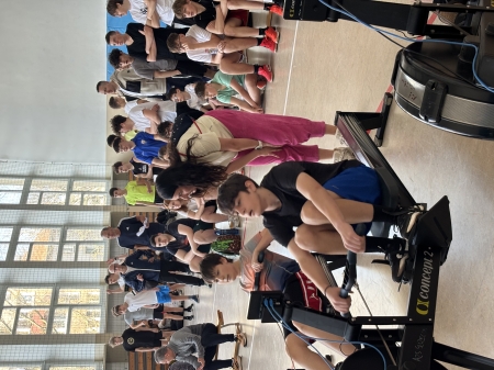 Międzyszkolne zawody na ergometrach wioślarskich