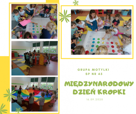 Dzień kropki w grupie Motylki