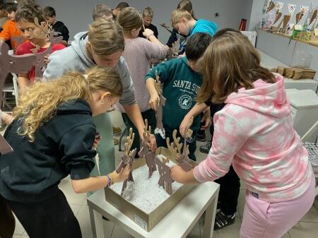 Warsztaty kulinarno - rękodzielnicze w klasie 4a